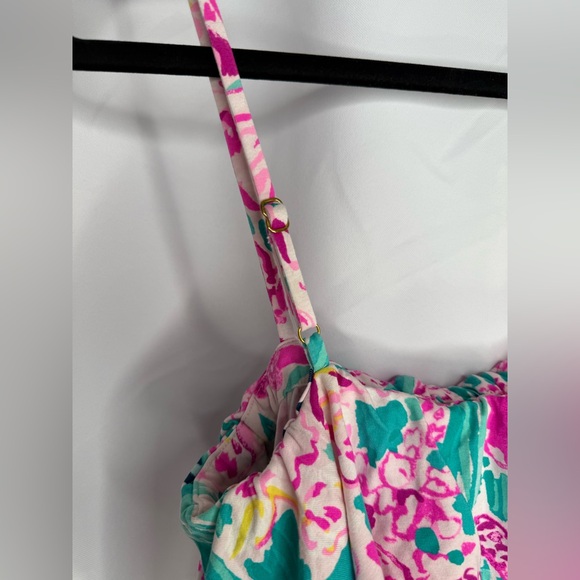 LILLY PULITZER Annastasha Dress "VIA FLORA" Size m - Picture 6 of 8